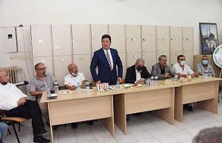 Milletvekili Tüzün ve Başkan Bakkalcıoğlu muhtarların...