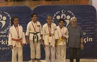 Minik judocular minderde