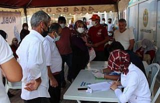 Mobil Aşı Merkezi, Alanya yaylalarında