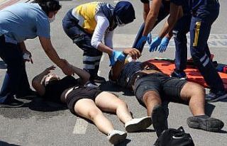 Motosiklet kazasında yaralanan genç kız: “Ayağım...