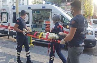 Motosiklettin çarptığı çocuk yaralandı