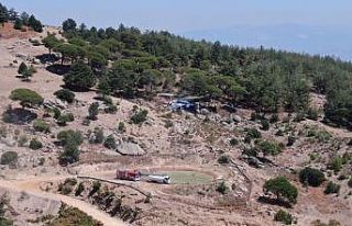 Muğla’da ekipler karadan su taşıdı, helikopter...