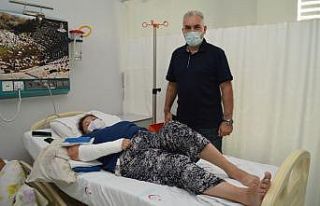 Muğla’daki yangınlarda yaralanan iki kişinin...