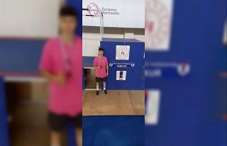 Murat Ekeroğlu jimnastikte Türkiye üçüncüsü...