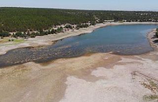 Musaözü Göleti kuraklığın pençesinde