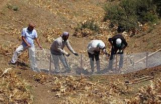 Muş’ta sel ve erozyon oluşumuna kafes tel ve çuval...