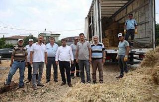 Nilüferli çiftçilerden Manavgat’a anlamlı yardım