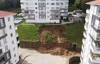Ordu’da heyelan nedeniyle boşaltılan 96 daireli...