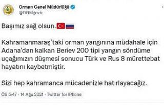 Orman Genel Müdürlüğü: “Sizi hep kahramanca...