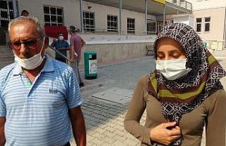 Orman yangınından kurtarılarak hastaneye kaldırılan...