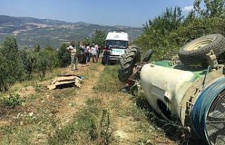 Osmaneli’nde traktör kazası: 1 ölü