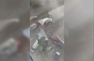 Osmaniye’de aniden gelen fırtına tozunu dumana...