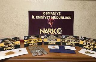 Osmaniye’de uyuşturucu operasyonlarına 4 tutuklama