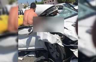 Otoyol çıkışında feci kaza: 1 ölü, 1 yaralı