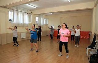 Pamukkaleli kadınlar pilates ve jimnastiği çok...