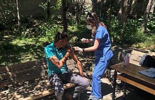 Pasinler’de aşılama çalışmaları tüm hızıyla...