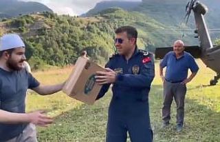 Pilottan örnek davranış: Selzedelerin gönlünü...