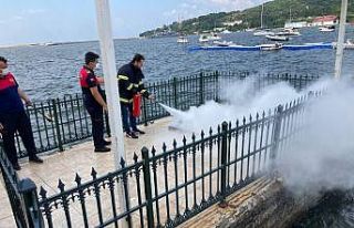 Polislere yangın eğitimi verildi