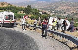 Pütürge’de kamyon şarampole yuvarlandı: 2 ölü,...