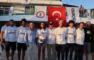 Quick Sigorta sponsorluğundaki HSSK Yelken takımı...