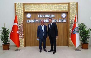 Rektör Çomaklı’dan İl Emniyet Müdürü Tuncer’e...