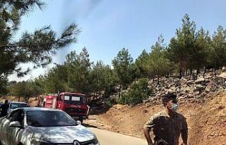 Resul Osman mesire alanındaki yangın söndürüldü