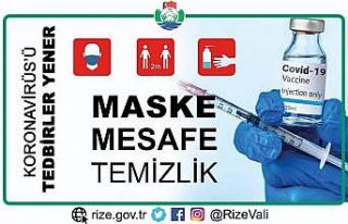 Rize Valiliğinden Delta varyantı ve Covid-19 uyarısı