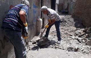 Sakarya Caddesine bağlantıyı sağlayan sokaklar...