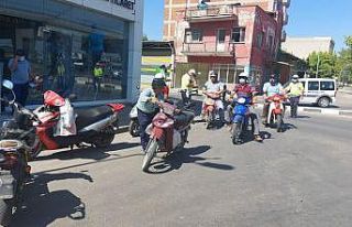 Salihli’de motosiklet denetimleri aralıksız sürüyor