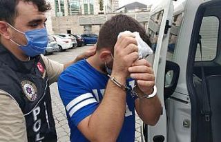 Samsun’da evinde uyuşturucu ele geçen şahıs...