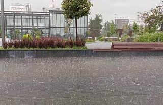 Samsun’da sağanak korkuttu