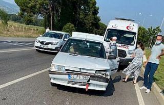 Samsun’da trafik kazası: 1 yaralı