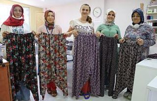 Samsunlu kadınlardan yangınzede kadınlara yöresel...