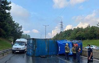 Sancaktepe TEM bağlantı yolunda 7 aracın karıştığı...