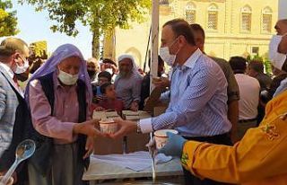Şanlıurfa’da aşure ikramına yoğun ilgi