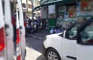 Şarküteri dükkanında korku dolu anlar...Zehirlenip...