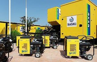 SASKİ’den 8,1 milyonluk yatırım: 34 jeneratör...