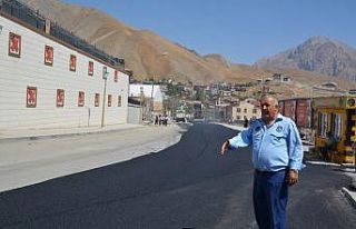 Şehit Mehmet Ceylan yolu asfaltlandı