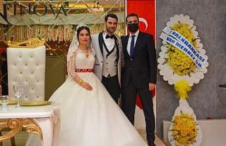 Şehit polis memurunun oğlu dünya evine girdi