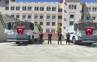 Siirt emniyetinden yangın bölgesine TOMA’lı destek
