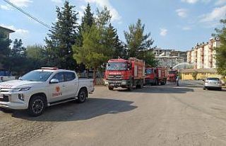 Siirt itfaiyesinden Antalya’daki yangın söndürme...