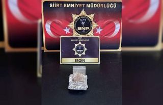 Siirt’te eroin maddesi ele geçirildi