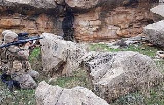 Siirt’te PKK’lı teröristlere ait mühimmat ve...