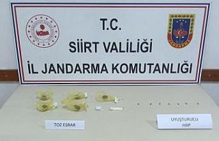 Siirt’te uyuşturucu madde ele geçirildi