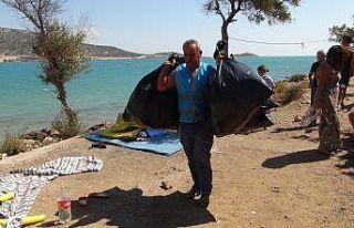 Silifke’de çıkan yangında zarar gören Boğsak...