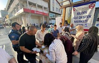 Silopi’de 800 kişiye aşure ikramında bulunuldu