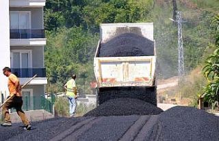 Sinop Belediyesi yol çalışmalarına hız verdi