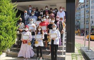 Sinop’ta uluslararası yarışmalarda derece alan...