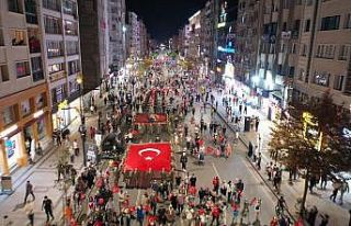 Sivas’ta fener alayı güzel görüntüler oluşturdu