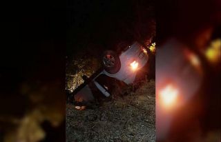 Söğüt’te otomobil takla attı: 2 yaralı
